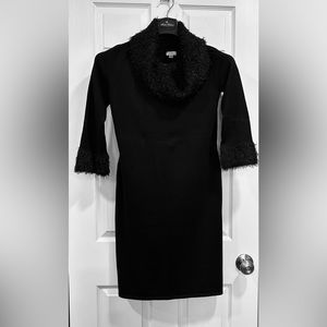 Spense Black Sweater Dress Size Medium
